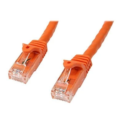 Ethernet Cables StarTech N6PATCH10OR Cat6 Patch Cable With Snagless RJ45 Connectors; 10ft, Orange 3 Ethernet Cables StarTech N6PATCH10OR Cat6 Patch Cable With Snagless RJ45 Connectors; 10ft, Orange