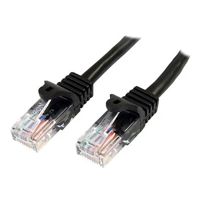 Ethernet Cables StarTech 45PATCH10BK Cat5e Patch Cable With Snagless RJ45 Connectors; 10 Ft, Black 3 Ethernet Cables StarTech 45PATCH10BK Cat5e Patch Cable With Snagless RJ45 Connectors; 10 Ft, Black