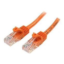 Ethernet Cables StarTech 45PATCH15OR Cat5e Patch Cable With Snagless RJ45 Connectors, 15ft, Orange