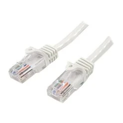 Ethernet Cables StarTech 45PATCH15WH Cat5e Patch Cable With Snagless RJ45 Connectors; 15ft, White