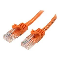 Ethernet Cables StarTech 45PATCH6OR Cat5e Patch Cable With Snagless RJ45 Connectors, 6ft, Orange