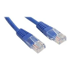 Network Adapters StarTech Cat 5e UTP Molded Patch Cable, Blue, 100'