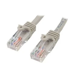 Network Adapters StarTech Cat 5e UTP Snagless Patch Cable, Gray, 1'