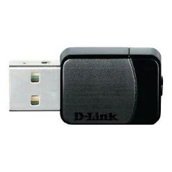 Network Adapters D-Link® DWA-171 433 Mbps Wireless-AC Dual Band USB Adapter, Black