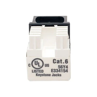 Couplers & Connectors Tripp Lite Cat6/Cat5e 110 Style Punch Down Keystone Jack; Black, 10/Pack (N238-010-BK) 3 Couplers & Connectors Tripp Lite Cat6/Cat5e 110 Style Punch Down Keystone Jack; Black, 10/Pack (N238-010-BK)