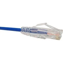 Ethernet Cables Unirise Clearfit Slim Patch Cable, 6 Ft, Blue