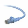 Adapters Belkin TAA980 Blue 25' RJ-45 Male/Male Cat6 UTP Snagless Patch Cable For 1000Base-T Network