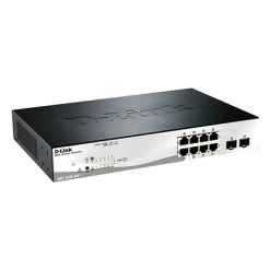 Switches D-Link® DGS-1210 Series DGS-1210-10P 10-Port Gigabit Web Desktop Manageable Smart PoE Switch