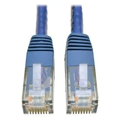 Ethernet Cables Tripp Lite N200-003-BL 3' Blue RJ-45 To RJ-45 Male/Male Cat6 Gigabit Molded Patch Cable