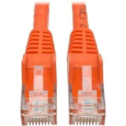 Ethernet Cables Tripp Lite 15ft Cat6 Snagless Molded Patch Cable UTP Orange RJ45 M/M 15'