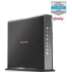 Network Router NETGEAR Nighthawk C7100V-100NAS Dual Band Wireless And Ethernet Router, Black