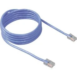 Ethernet Cables Belkin, 3' SnaglessCAT 5E, 10/100Base-T Patch Cables, Blue