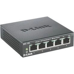 Desktop Switches D-Link® DES-105 Metal Desktop Switch; 5 Ports
