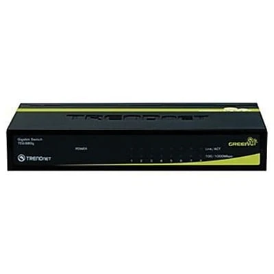 Network Switches TRENDNET® TEG-S80G Gigabit GREENnet Switch; 8 Ports 3 Network Switches TRENDNET® TEG-S80G Gigabit GREENnet Switch; 8 Ports