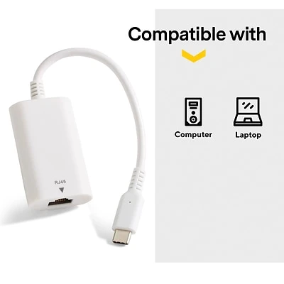 Network Adapters NXT Technologies Network Adapter, USB-C To Ethernet (NX60400) 5 Network Adapters NXT Technologies Network Adapter, USB-C To Ethernet (NX60400) - Image 3