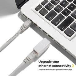 Ethernet Cables NXT Technologies™ NX56839 14' CAT-6 Cable, Gray -Linksys shop s1217883 s7