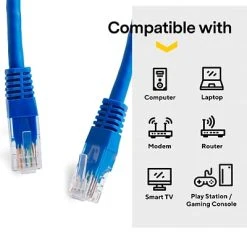 Ethernet Cables NXT Technologies™ NX56837 100' CAT-6 Cable, Blue -Linksys shop s1217899 s7