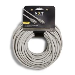 Ethernet Cables NXT Technologies™ NX56842 100' CAT-6 Cable, Gray 11 Ethernet Cables NXT Technologies™ NX56842 100' CAT-6 Cable, Gray -Linksys shop s1217909 s7