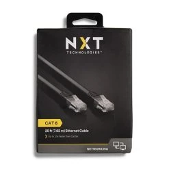 Ethernet Cables NXT Technologies™ NX29778 25' CAT-6 Cable, Black -Linksys shop s1217938 s7