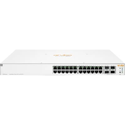 Ethernet Switches Aruba Instant On 1930 JL683A#ABA 24-Port Gb Ethernet 24xGE PoE (195W), 4X 1G/10G SFP+, L2+ Smart Switch US Cord 3 Ethernet Switches Aruba Instant On 1930 JL683A#ABA 24-Port Gb Ethernet 24xGE PoE (195W), 4X 1G/10G SFP+, L2+ Smart Switch US Cord