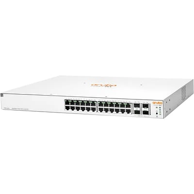 Ethernet Switches Aruba Instant On 1930 JL683A#ABA 24-Port Gb Ethernet 24xGE PoE (195W), 4X 1G/10G SFP+, L2+ Smart Switch US Cord 4 Ethernet Switches Aruba Instant On 1930 JL683A#ABA 24-Port Gb Ethernet 24xGE PoE (195W), 4X 1G/10G SFP+, L2+ Smart Switch US Cord - Image 2