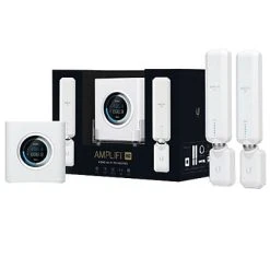 Routers Ubiquiti AmpliFi Home Wi-Fi System AFi-HD AC1750 Dual Band Wireless And Ethernet Router, White (AFI-HD)