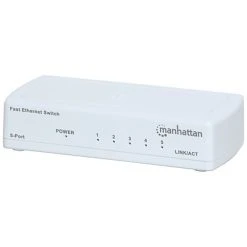 Ethernet Switches MANHATTAN 560672 Fast Ethernet Office Switch (5 Port)