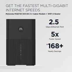 Wireless Routers Motorola MG8725-10 AX6000 Router Wireless Dual-Band Multi-Gig Router & DOCSIS 3.1 Modem 7 Wireless Routers Motorola MG8725-10 AX6000 Router Wireless Dual-Band Multi-Gig Router & DOCSIS 3.1 Modem -Linksys shop sp179015129 s7