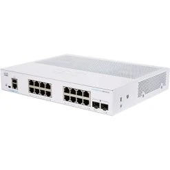 Ethernet Switches Cisco 350 CBS350-16T-E-2G-NA 18 Ports Gigabit Ethernet Rack Mountable Switch