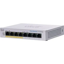 Ethernet Switches Cisco 110 CBS110-8PP-D-NA 8 Ports Gigabit Ethernet Rack Mountable Switch