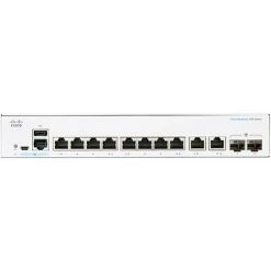 Ethernet Switches Cisco 250 CBS250-8T-E-2G 8 Ports Gigabit Ethernet Desktop Design Switch