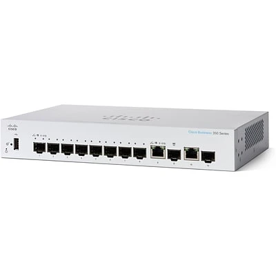 Ethernet Switches Cisco Business 350 CBS350-8S-E-2G-NA 8 Port Gigabit Ethernet Rack Mountable Switch 3 Ethernet Switches Cisco Business 350 CBS350-8S-E-2G-NA 8 Port Gigabit Ethernet Rack Mountable Switch