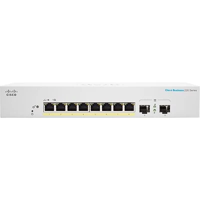 Ethernet Switches Cisco 220 CBS220-8FP-E-2G-NA 8 Ports Gigabit Ethernet Rack Mountable Switch 4 Ethernet Switches Cisco 220 CBS220-8FP-E-2G-NA 8 Ports Gigabit Ethernet Rack Mountable Switch - Image 2
