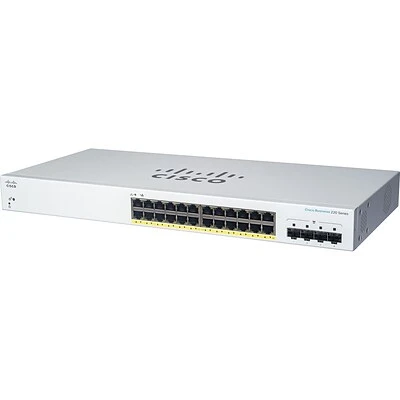 Ethernet Switches Cisco 220 CBS220-24T-4G-NA 24 Ports Gigabit Ethernet Rack Mountable Switch 3 Ethernet Switches Cisco 220 CBS220-24T-4G-NA 24 Ports Gigabit Ethernet Rack Mountable Switch