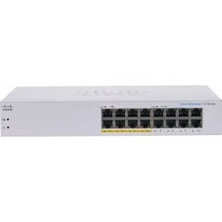 Ethernet Switches Cisco 110 CBS110-16PP-NA 16 Ports Gigabit Ethernet Rack Mountable Switch