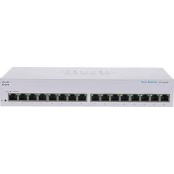Ethernet Switches Cisco 110 CBS110-16T-NA 16 Ports Gigabit Ethernet Rack Mountable Switch