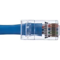 Ethernet Cable Plugs IDEAL 85-376 CAT-6 Feed-Thru RJ45 Mod Plugs, 50/Pack