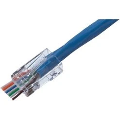 Ethernet Cable Plugs IDEAL 85-376 CAT-6 Feed-Thru RJ45 Mod Plugs, 50/Pack -Linksys shop sp21664382 s7