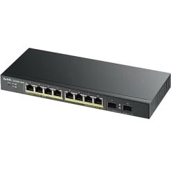 Zyxel Communications Ethernet Switches Zyxel GS1900-10HP Managed 8-Port Gigabit POE+ Desktop Ethernet Switch, Black
