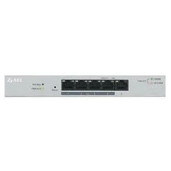 Zyxel Communications Ethernet Switches Zyxel GS1200-8HP Managed 8-Port Gigabit POE+ Desktop Ethernet Switch, Gray