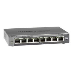 Ethernet Switches NETGEAR 8-Port Gigabit Ethernet Plus Switch (GS108Ev3) - Desktop, And ProSAFE Limited Lifetime Protection -Linksys shop sp42126939 s7