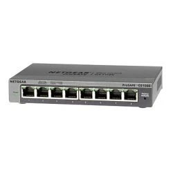 Ethernet Switches NETGEAR 8-Port Gigabit Ethernet Plus Switch (GS108Ev3) - Desktop, And ProSAFE Limited Lifetime Protection -Linksys shop sp42126940 s7