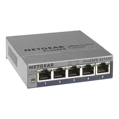 Ethernet Switches NETGEAR 5-Port Gigabit Ethernet Plus Switch (GS105Ev2) - Desktop, And ProSAFE Limited Lifetime Protection -Linksys shop sp43812292 s7