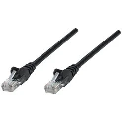 Ethernet Cables Intellinet Network Solutions CAT-5E UTP 3 Foot PVC Patch Cable, Black (320740)
