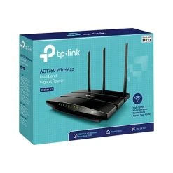 Wireless Routers TP-LINK AC1750 Dual Band Wireless And Ethernet Router, Black (ARCHER A7) -Linksys shop sp77015063 s7